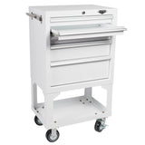26-Inch 5-Drawer Rolling Cabinet with Bulk Storage-Grease Monkey Garage
