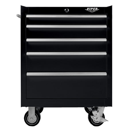 26-Inch 5-Drawer Rolling Cabinet-Grease Monkey Garage