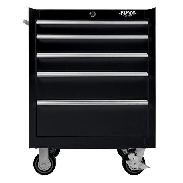 26-Inch 5-Drawer Rolling Cabinet-Grease Monkey Garage