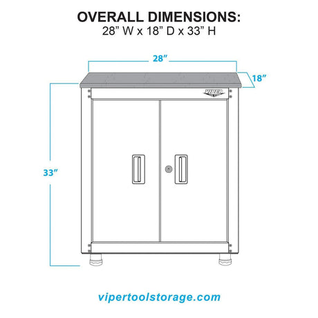 28-Inch 2-Door Base Cabinet with Butcher Block Top-Grease Monkey Garage
