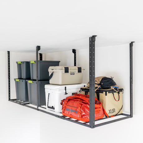 3' x 8' Faber Overhead Garage Shelving | Holds 700 lbs-Ceiling-Grease Monkey Garage