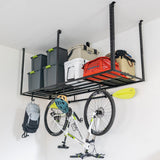 3' x 8' Faber Overhead Garage Storage with Hooks | Holds 700 lbs-Ceiling-Grease Monkey Garage