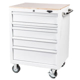 30-Inch 5-Drawer Rolling Cabinet-Grease Monkey Garage