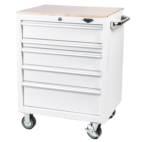 30-Inch 5-Drawer Rolling Cabinet-Grease Monkey Garage