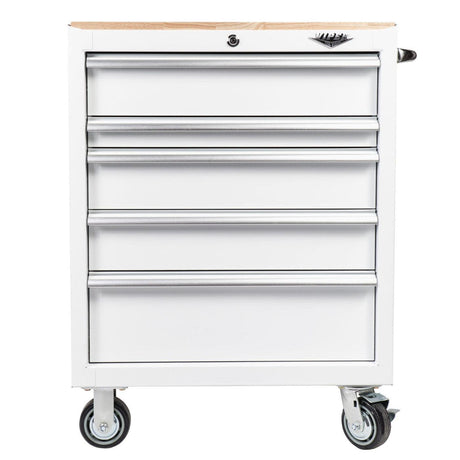 30-Inch 5-Drawer Rolling Cabinet-Grease Monkey Garage