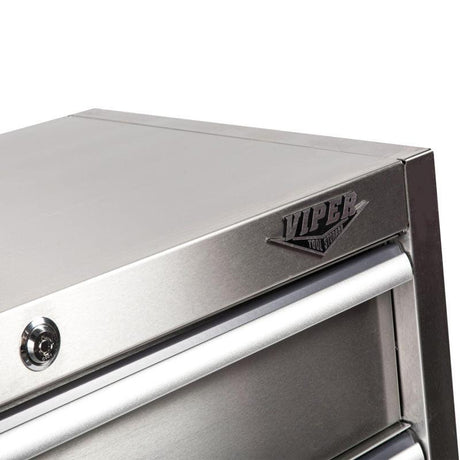 30-Inch 5-Drawer Stainless Steel Rolling Cabinet-Grease Monkey Garage