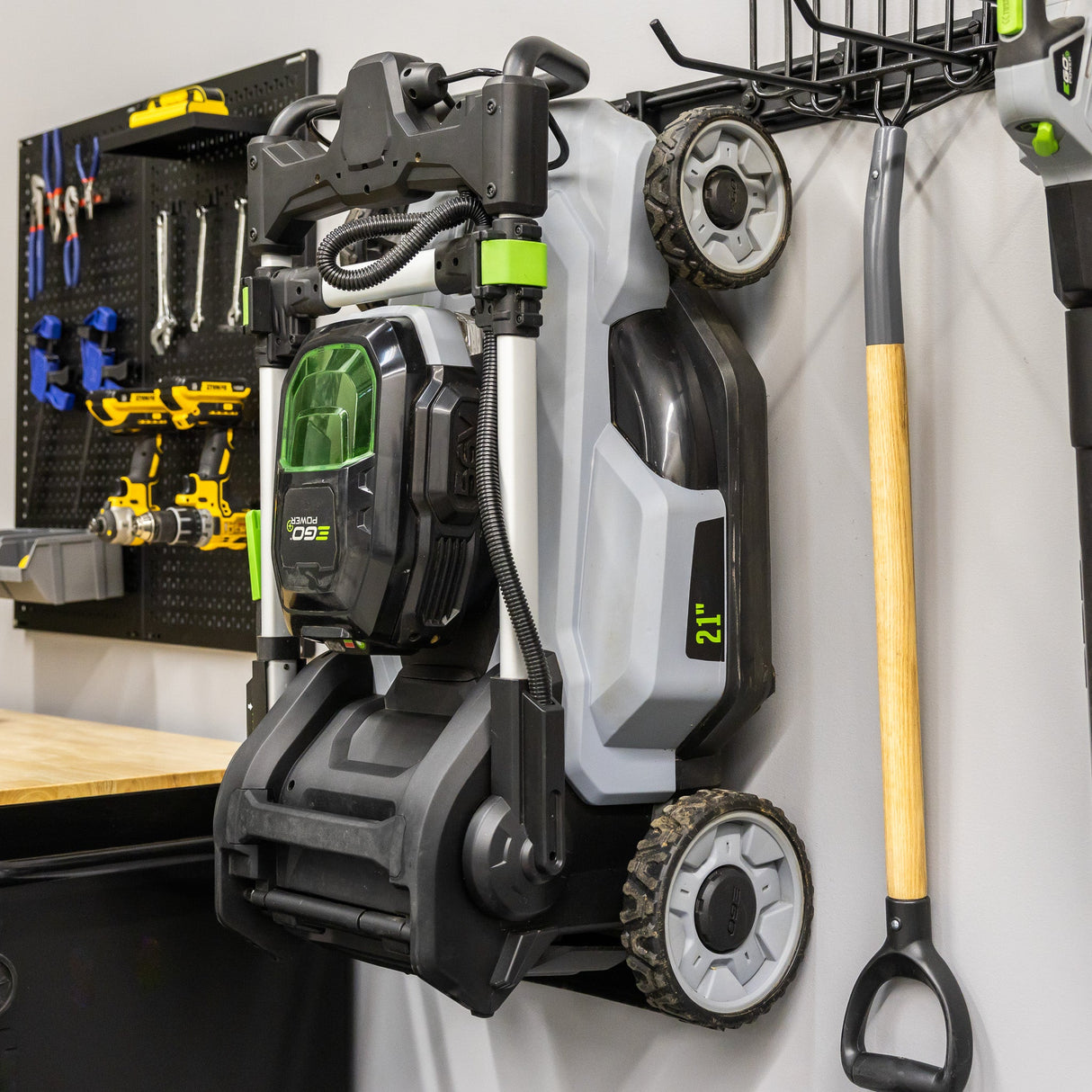 32" Modular Multi-Use Adjustable Garage Organizer | Holds 300 lbs-Wall Mounted-Grease Monkey Garage