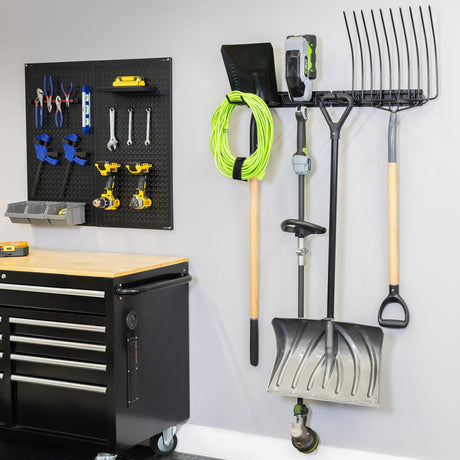 32" Modular Multi-Use Adjustable Garage Organizer | Holds 300 lbs-Wall Mounted-Grease Monkey Garage