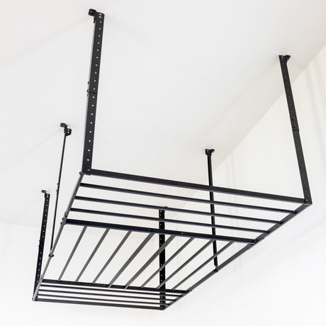 4' x 8' Faber Overhead Garage Storage with Hooks | Holds 700 lbs-Ceiling-Grease Monkey Garage