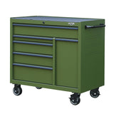41-Inch 6-Drawer Rolling Cabinet with Power Drawer-Grease Monkey Garage