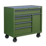 41-Inch 6-Drawer Rolling Cabinet with Power Drawer-Grease Monkey Garage
