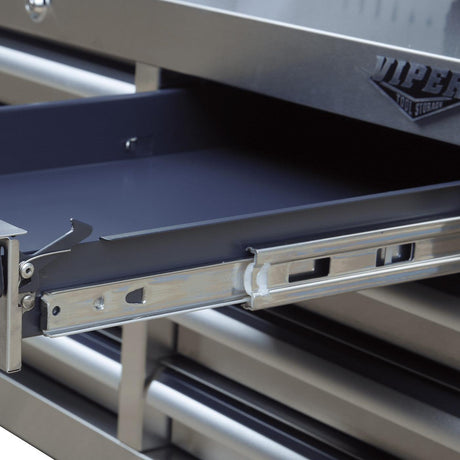 41-Inch 8-Drawer Stainless Steel Top Chest-Grease Monkey Garage