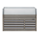 41-Inch 8-Drawer Stainless Steel Top Chest-Grease Monkey Garage