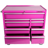 41-Inch 9-Drawer Rolling Cabinet-Grease Monkey Garage