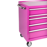 41-Inch 9-Drawer Rolling Cabinet-Grease Monkey Garage