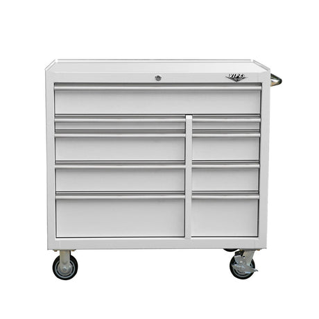 41-Inch 9-Drawer Rolling Cabinet-Grease Monkey Garage