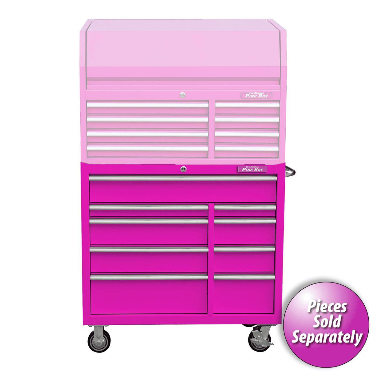 41-Inch 9-Drawer Rolling Cabinet-Grease Monkey Garage
