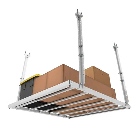 4'x4' Heavy Duty Overhead Garage Storage Rack-Grease Monkey Garage