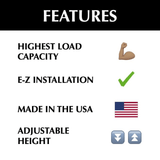 4'x6' Heavy Duty Overhead Garage Storage Rack-Grease Monkey Garage
