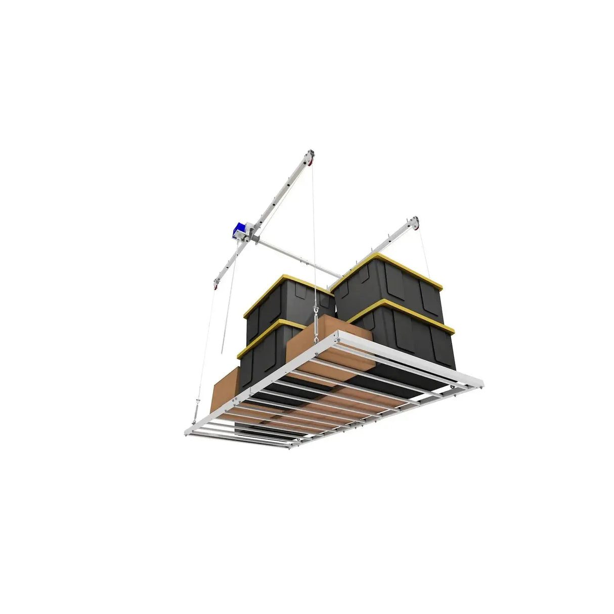 4'x8' E-Z Lift - 8' Drop-Grease Monkey Garage