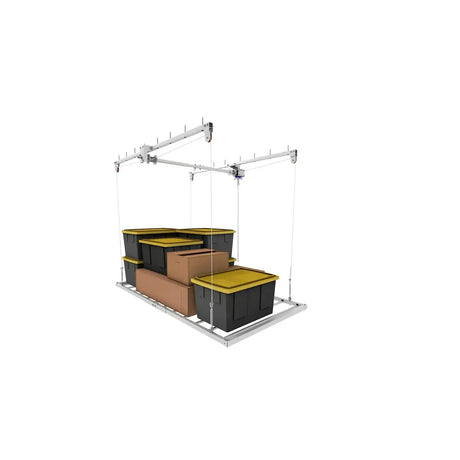 4'x8' E-Z Lift - 8' Drop-Grease Monkey Garage