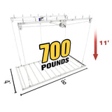 4'x8' E-Z Lift PRO MAX - 11' Drop-Grease Monkey Garage