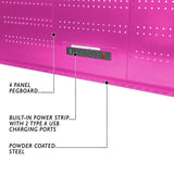 60-Inch 7-Drawer Workstation with Power Strip-Grease Monkey Garage