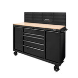 60-Inch 7-Drawer Workstation with Power Strip-Grease Monkey Garage