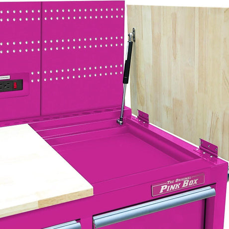 60-Inch 7-Drawer Workstation with Power Strip-Grease Monkey Garage