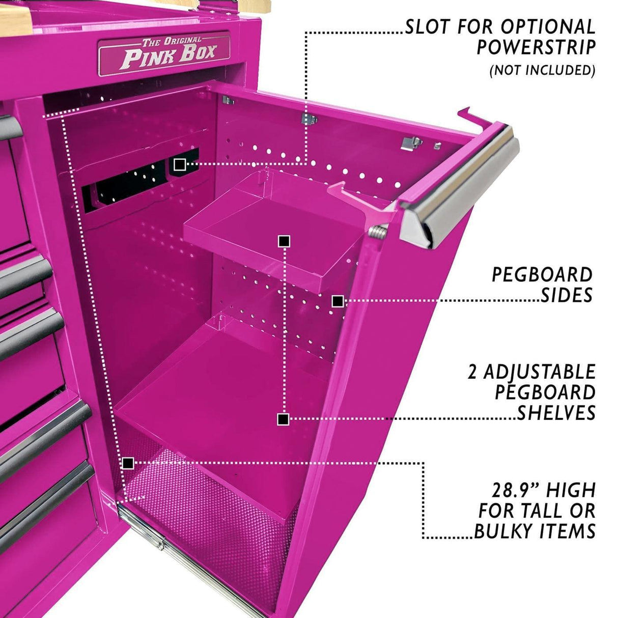 60-Inch 7-Drawer Workstation with Power Strip-Grease Monkey Garage