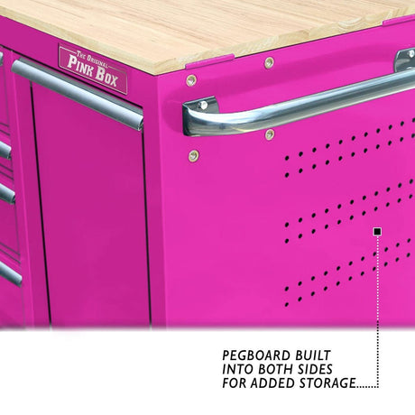60-Inch 7-Drawer Workstation with Power Strip-Grease Monkey Garage