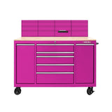 60-Inch 7-Drawer Workstation with Power Strip-Grease Monkey Garage
