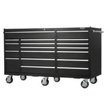 72-Inch 18-Drawer Rolling Cabinet-Grease Monkey Garage
