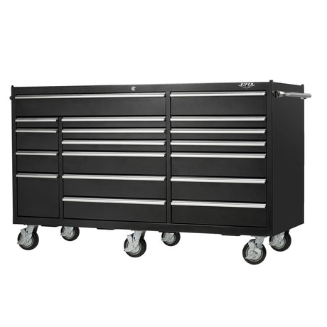 72-Inch 18-Drawer Rolling Cabinet-Grease Monkey Garage