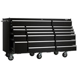 72-Inch 18-Drawer Rolling Cabinet-Grease Monkey Garage