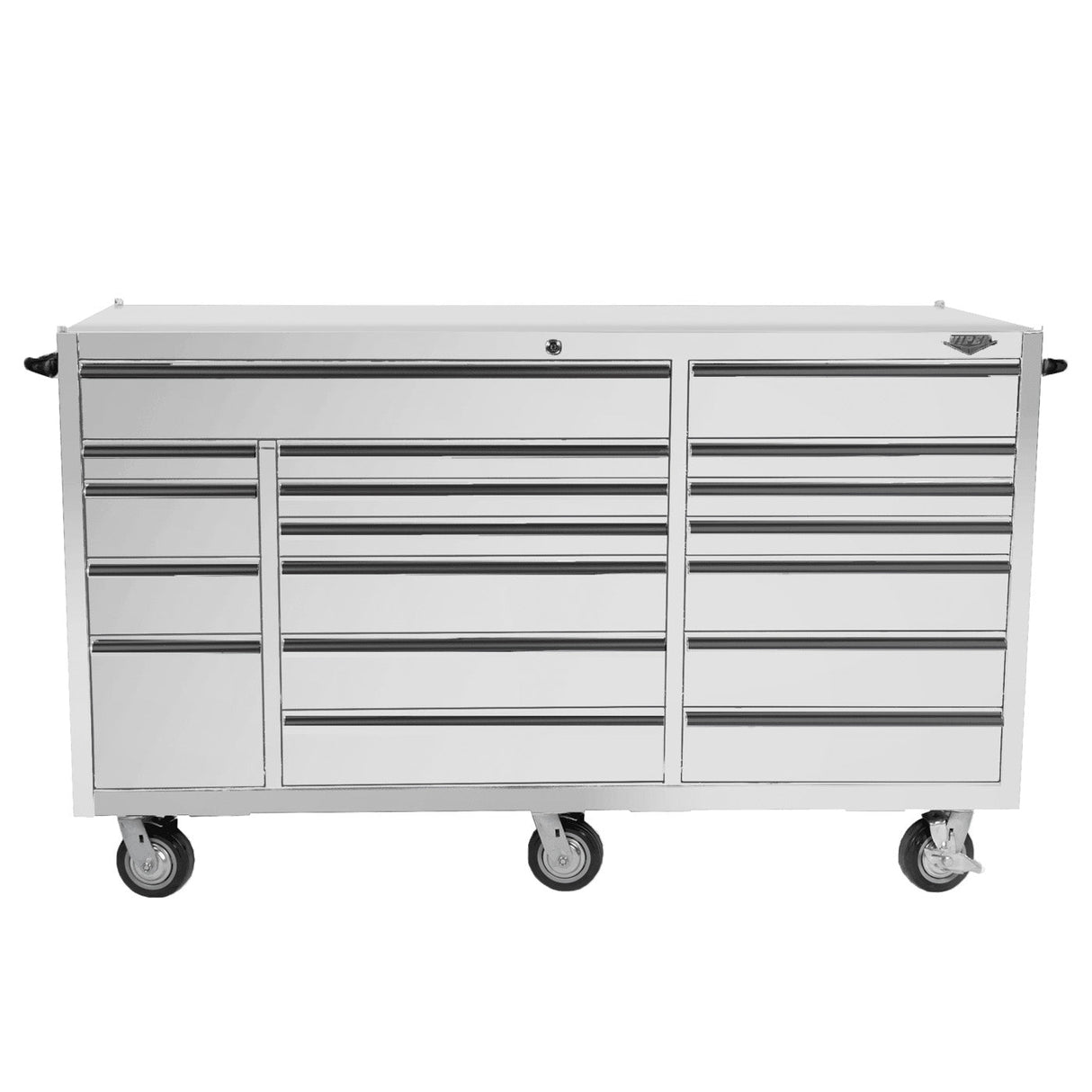 72-Inch 18-Drawer Rolling Cabinet-Grease Monkey Garage