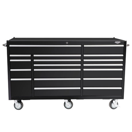 72-Inch 18-Drawer Rolling Cabinet-Grease Monkey Garage