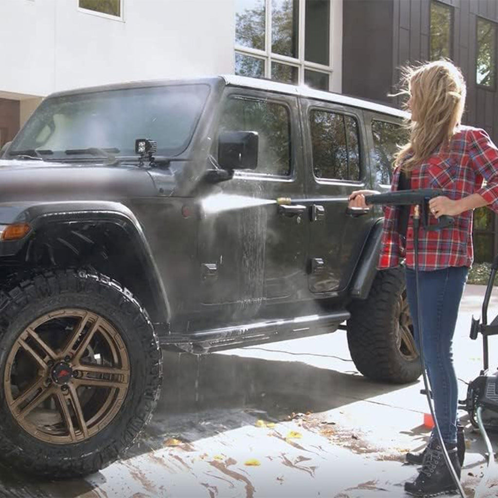 AR Blue Clean Maxx 2300 PSI 1.5 GPM Portable Electric Pressure Washer with Cart-Home & Garden | Lawn & Garden | Outdoor Power Equipment | Pressure Washers-Grease Monkey Garage
