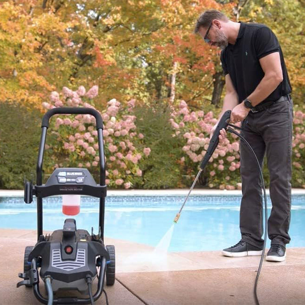 AR Blue Clean Maxx 2300 PSI 1.5 GPM Portable Electric Pressure Washer with Cart-Home & Garden | Lawn & Garden | Outdoor Power Equipment | Pressure Washers-Grease Monkey Garage