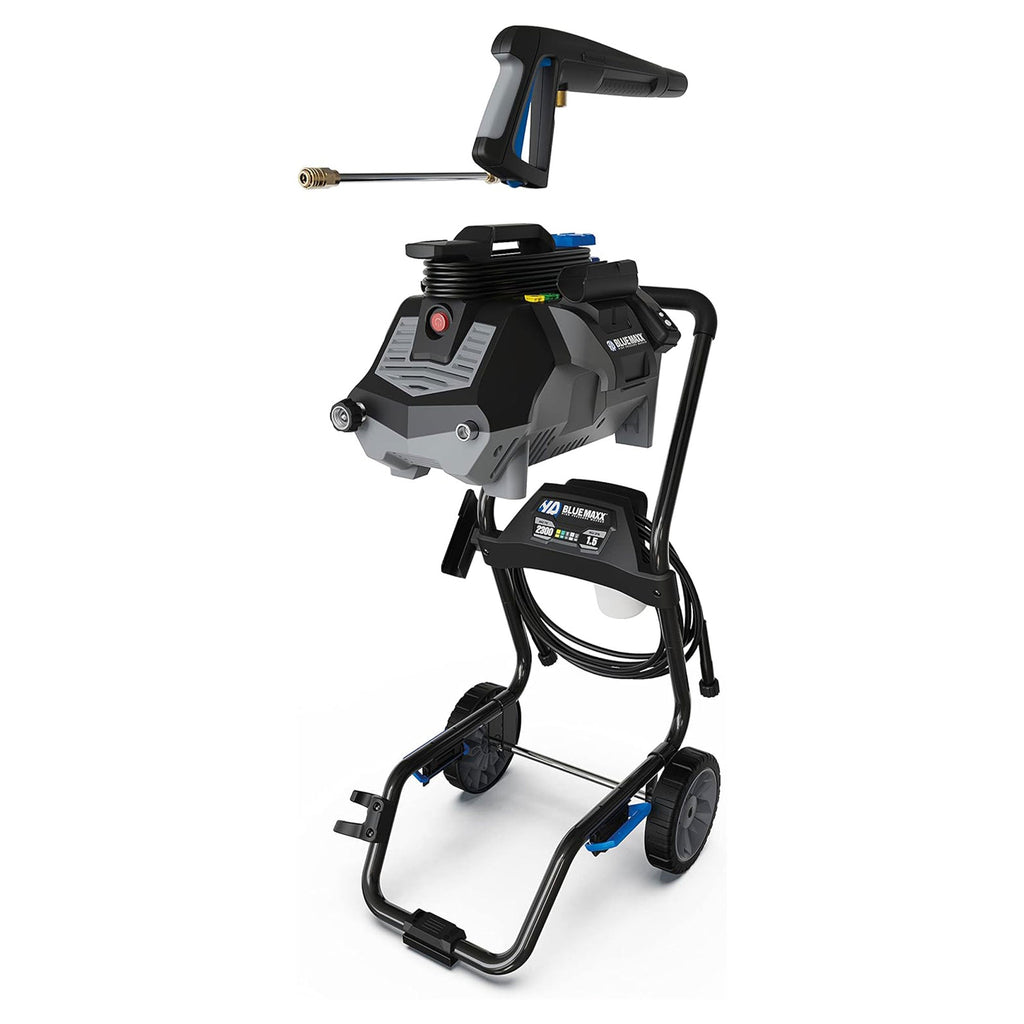 AR Blue Clean Maxx 2300 PSI 1.5 GPM Portable Electric Pressure Washer with Cart-Home & Garden | Lawn & Garden | Outdoor Power Equipment | Pressure Washers-Grease Monkey Garage