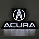 Acura LED Flex-Neon Sign in Steel Can-Grease Monkey Garage