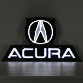 Acura LED Flex-Neon Sign in Steel Can-Grease Monkey Garage