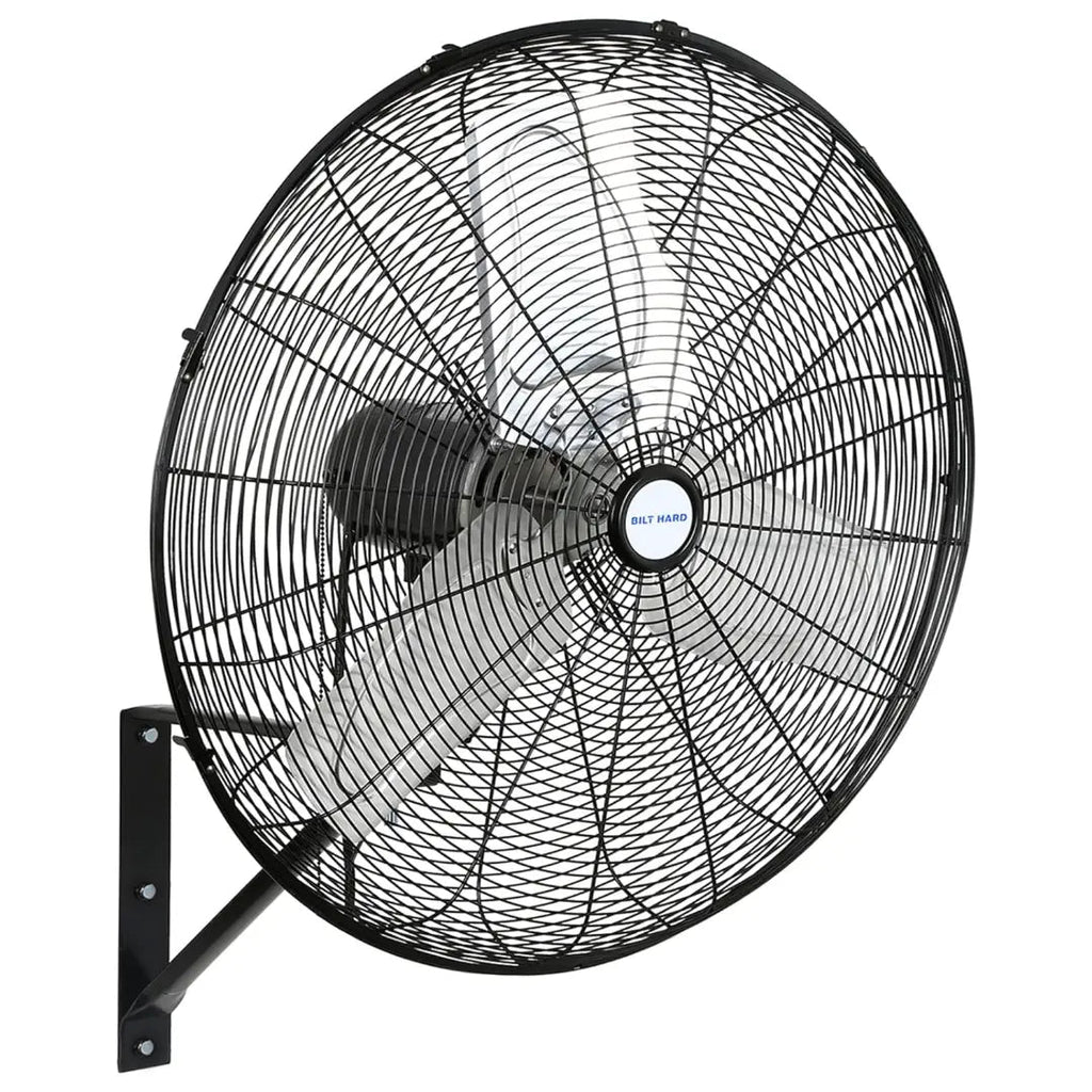 BILT HARD 24 in. 6500 CFM High Velocity Industrial Wall Fan, 3-Speed Wall Mount Oscillating Fan, Heavy Duty Shop Fan for Commercial, Garage, Warehouse, Workshops, Factory and Jobsites, UL Listed-Fan-Grease Monkey Garage