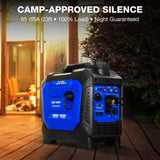 BILT HARD 2500W Portable Inverter Generator – Quiet 80cc 4-Stroke Ducar® Engine, CO Sensor, 120V AC & 12V DC, Compact Backup Power for Camping, RV, Home-Generator-Grease Monkey Garage