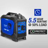 BILT HARD 2500W Portable Inverter Generator – Quiet 80cc 4-Stroke Ducar® Engine, CO Sensor, 120V AC & 12V DC, Compact Backup Power for Camping, RV, Home-Generator-Grease Monkey Garage