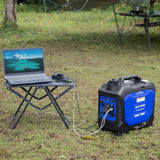 BILT HARD 2500W Portable Inverter Generator – Quiet 80cc 4-Stroke Ducar® Engine, CO Sensor, 120V AC & 12V DC, Compact Backup Power for Camping, RV, Home-Generator-Grease Monkey Garage