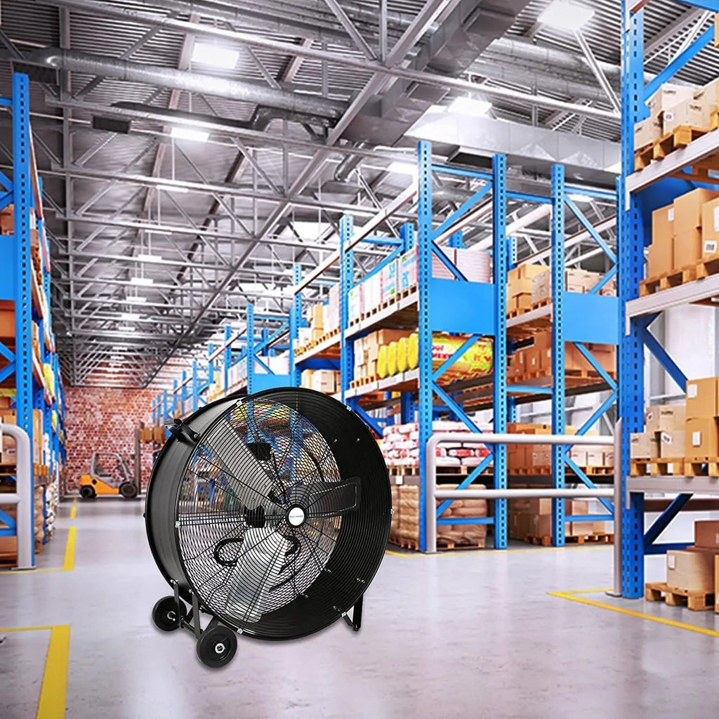 BILT HARD 30" 9100 CFM High Velocity Drum Fan, 2-Speed Heavy Duty Industrial Shop Fan for Commercial, Garage, Warehouse, Workshop, Factory and Basement, UL Listed-Fan-Grease Monkey Garage