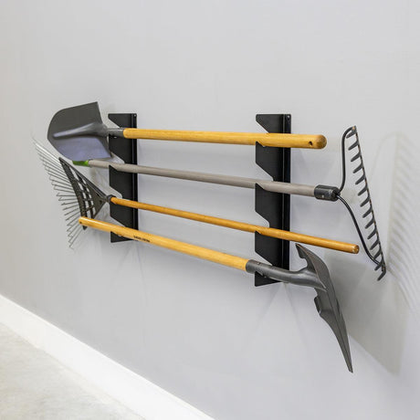 Bedford Shed Tool Organizer | 4 Levels | Holds 100 lbs-Wall Mounted-Grease Monkey Garage
