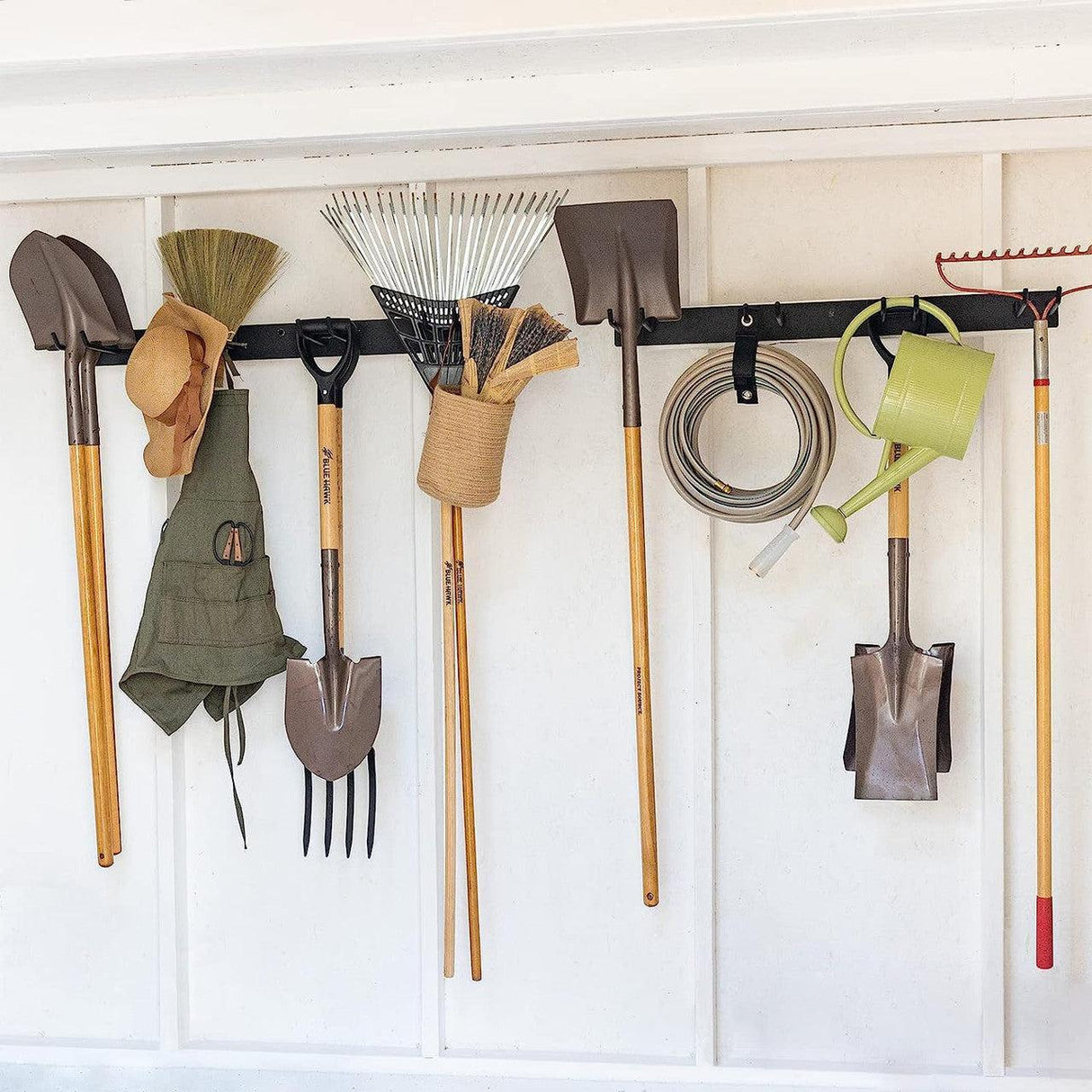 Bedrock Garage Tool Organizer | 2-Pack | Black-Wall Mounted-Grease Monkey Garage