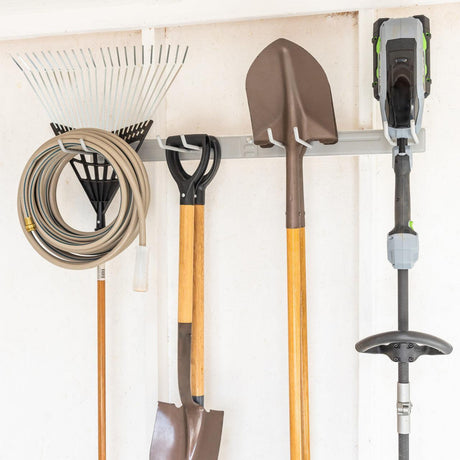 Bedrock Garage Tool Organizer | 2-Pack | Grey-Wall Mounted-Grease Monkey Garage